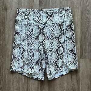 Balance Athletica Python Ascend Rider Bike Shorts Black & White Size XL